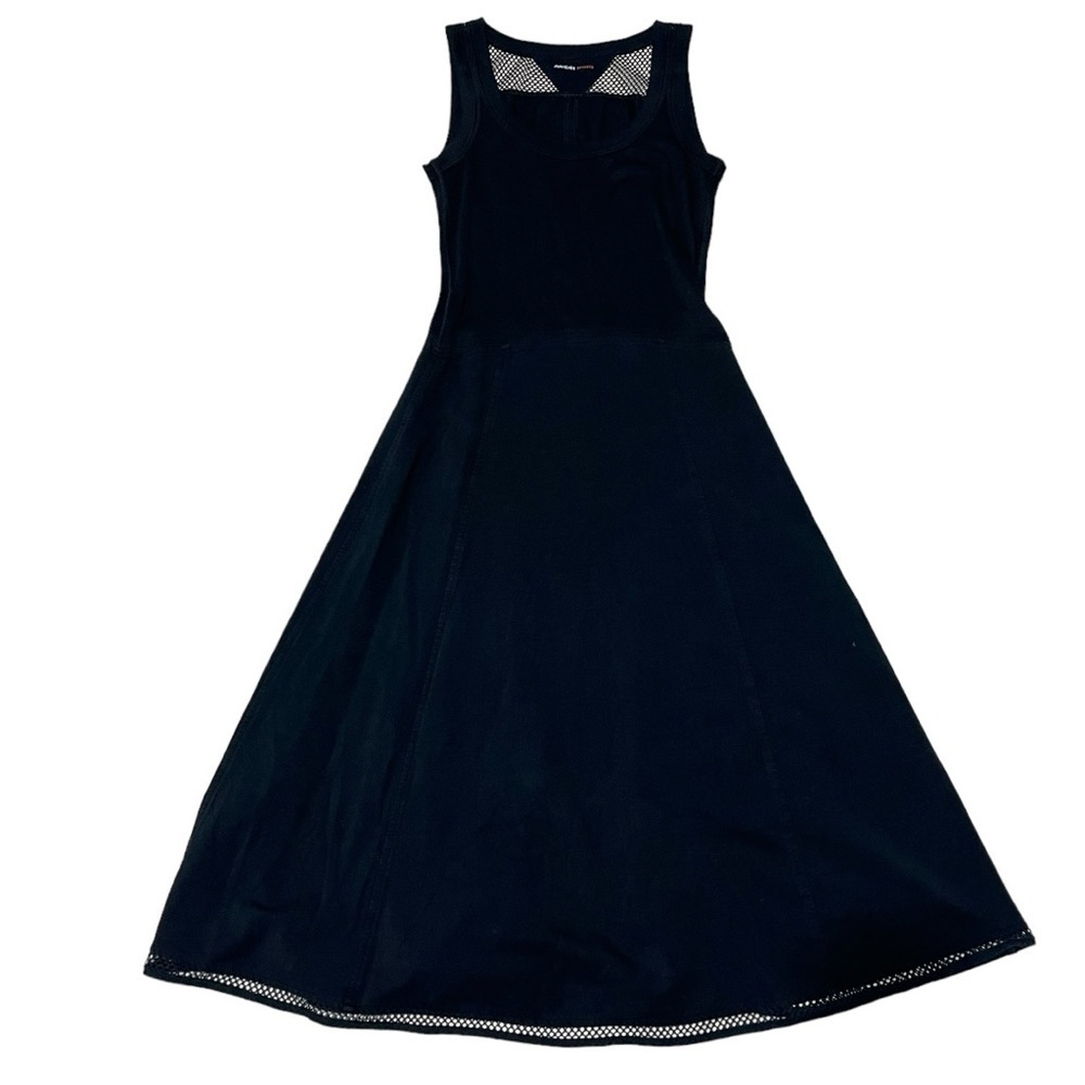 Marc Cain Sports Black Fit and Flare Dress Size M